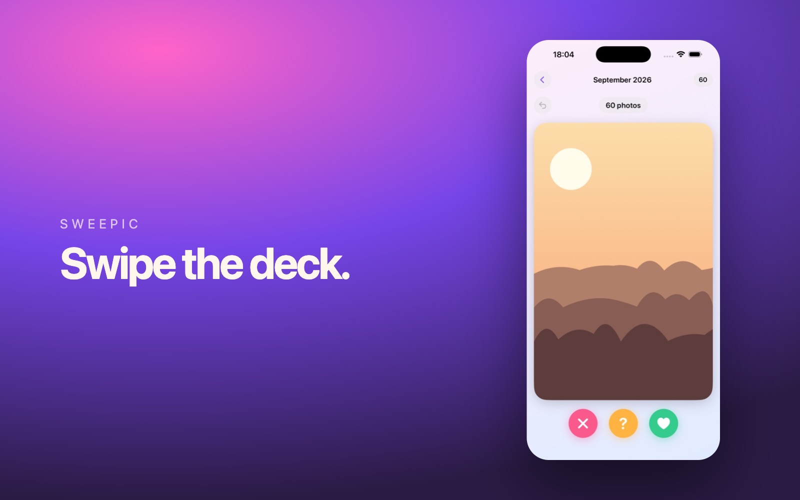 Sweepic, the deck