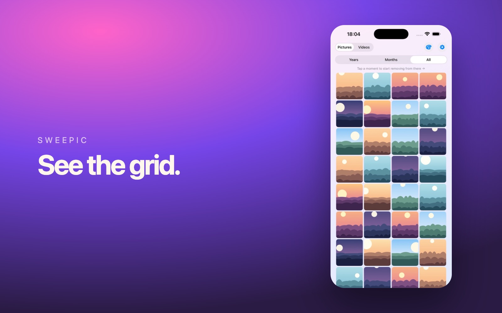 Sweepic, the grid